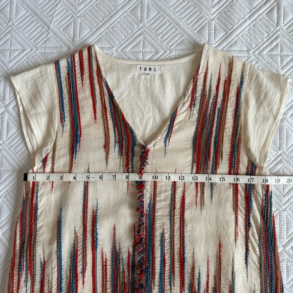 THML V-Neck Bojo Mini Dress Size Medium - Picture 4 of 9